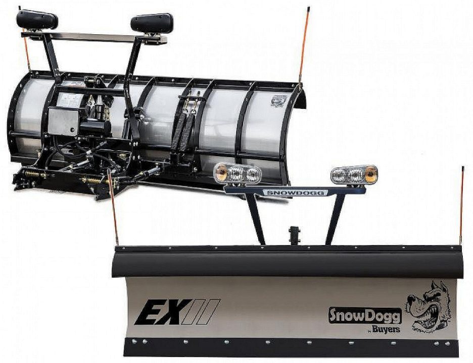 New DEMO- 2026 SNOWDOGG EX90II Heavy Duty 9' Stainless Steel HD Duty Snowplow