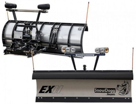 New DEMO- 2026 SNOWDOGG EX90II Heavy Duty 9' Stainless Steel HD Duty Snowplow