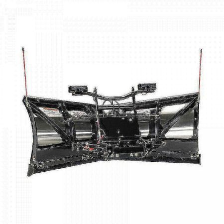 New DEMO-2026 BOSS Snowplow 9'2" Stainless Steel DXT V-Plow - Dual Trip Edge w/Cold Front Tech