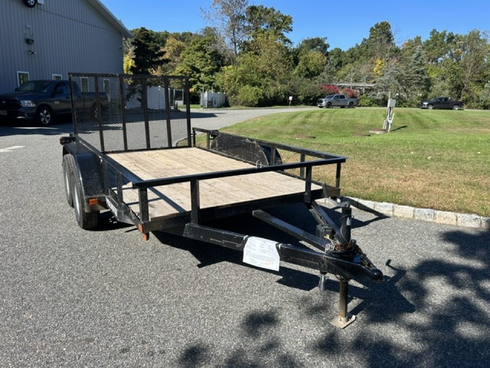 Used 2024 Premier Trailers Inc. Pre-Owned 6.5X12 Tandem Axle Utility Trailer