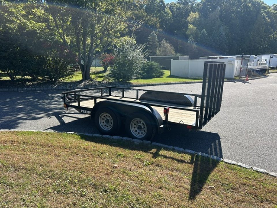 Used 2024 Premier Trailers Inc. Pre-Owned 6.5X12 Tandem Axle Utility Trailer