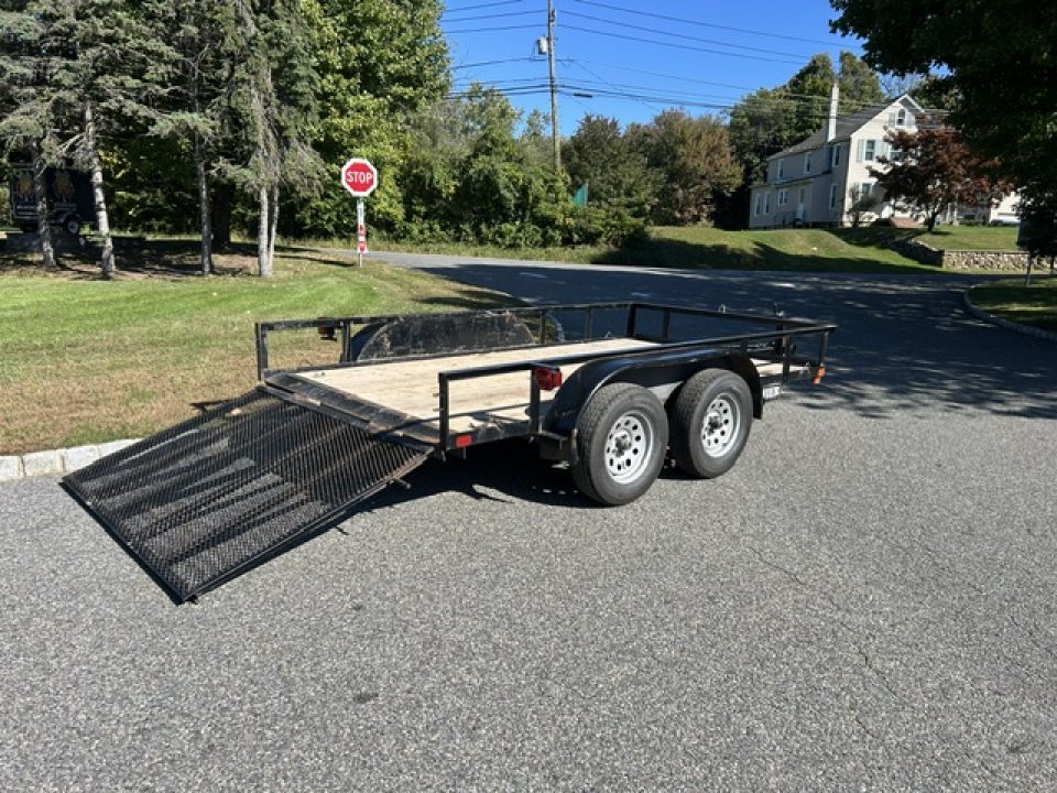 Used 2024 Premier Trailers Inc. Pre-Owned 6.5X12 Tandem Axle Utility Trailer