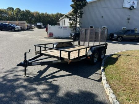 Used 2024 Premier Trailers Inc. Pre-Owned 6.5X12 Tandem Axle Utility Trailer