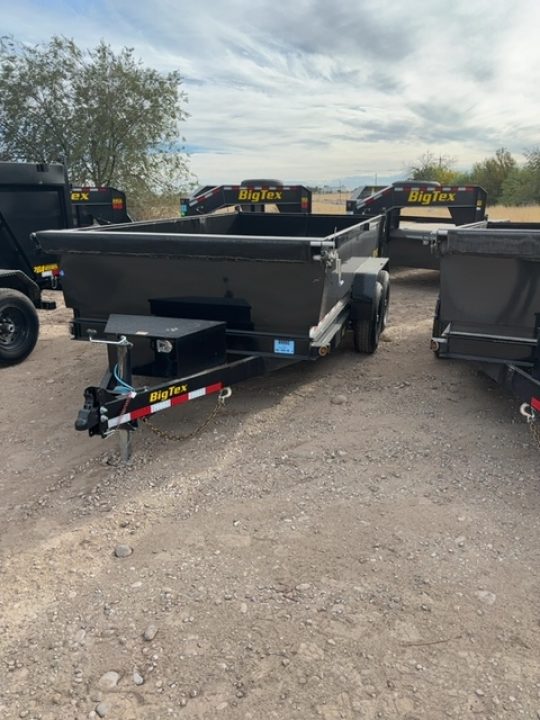 New 2027 Big Tex Trailers 7X14 DUMP TRAILER 14K WITH 2FT SIDES