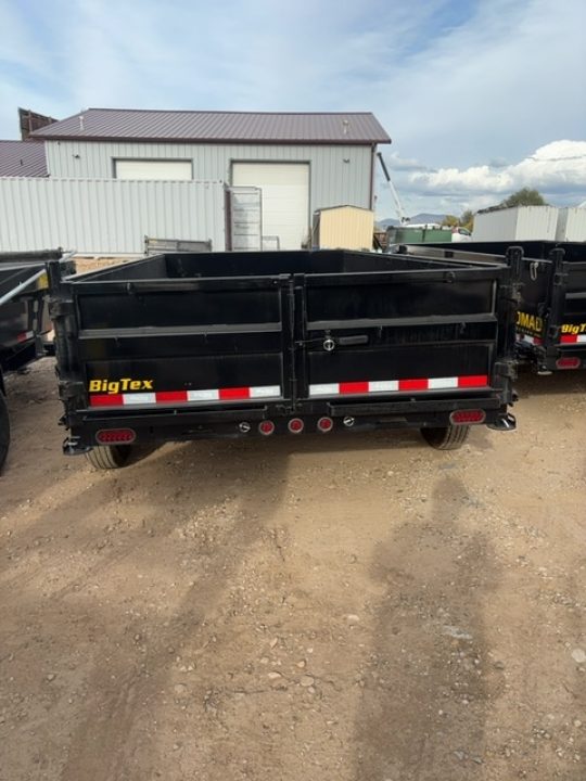 New 2027 Big Tex Trailers 7X14 DUMP TRAILER 14K WITH 2FT SIDES