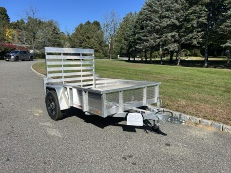 Used 2022 Sport Haven 5X8 All Aluminum Frame and Deck Utility Trailer