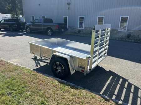 Used 2022 Sport Haven 5X8 All Aluminum Frame and Deck Utility Trailer
