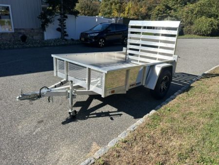 Used 2022 Sport Haven 5X8 All Aluminum Frame and Deck Utility Trailer