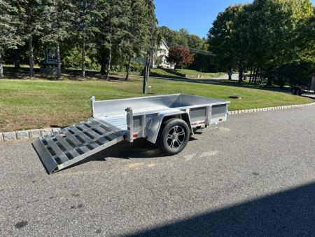 Used 2022 Sport Haven 5X8 All Aluminum Frame and Deck Utility Trailer