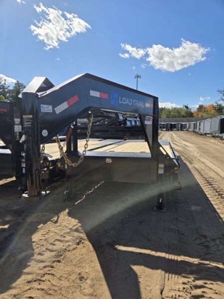 New 2027 Load Trail 102X28 GOOSENECK W/MAX RAMPS 16K Gooseneck Bodies