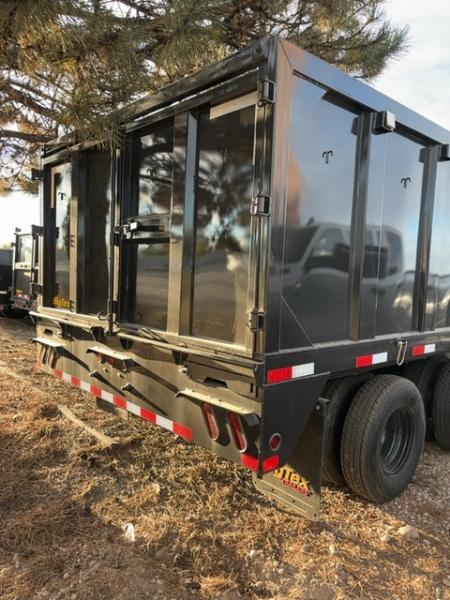 New 2027 Big Tex Trailers 7.5X20 TANDEM DUAL GOOSENECK DUMP TRAILER 25K W/RAMPS
