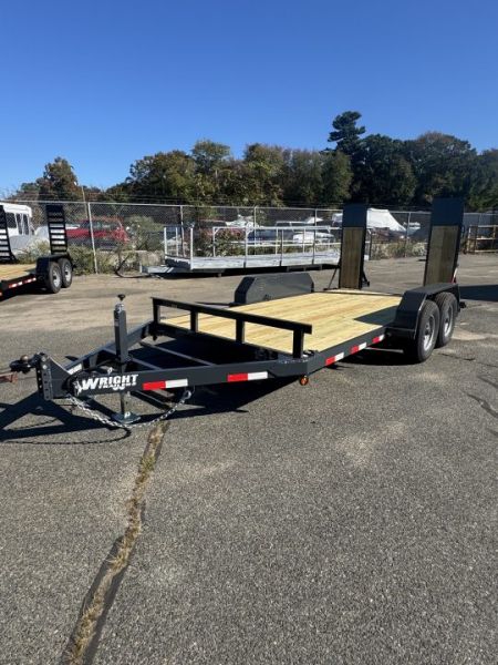 New 2027 Wright 83 X14' Equipment Trailer TORSION RUBBER RIDE SUSPENSION