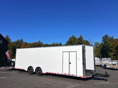 New 2027 Spartan 8.5X28 +2ft V nose/ Spread Torsion/ Escape Hatch / 30AMP Elec. Package / 7'6  interior/ 12 OC Construction/ Ext Tongue - 12k GVW