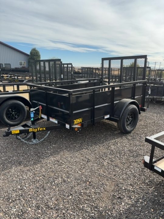 New 2027 Big Tex Trailers 5X8 SINGLE AXLE VANGUARD LANDSCAPE TRAILER 3K W/RAMP GATE
