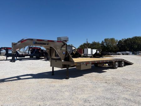 New 2027 Diamond C Trailers 102 x 35 FMAX212 TANDEM DUAL GN PACESETTER HYDROTAIL W/ STEEL RUNNERS/ HYDRO JACKS/ 2-12K ELEC/HYD BRAKE AXLES W/ ALUM WHEELS/ SOLAR/ 60  SPREAD