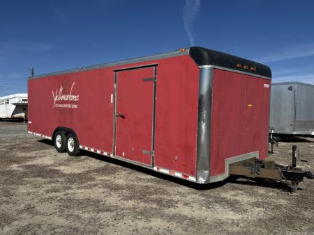 Used 1995 Pace American 8x28 Cargo / Enclosed Trailer