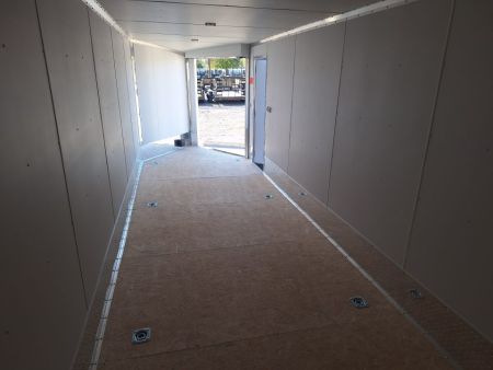 New 7x29 Stealth Trailers 4 place Snowmobile Trailer Aluminum PREMIUM