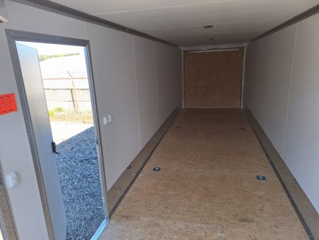 New 7x29 Stealth Trailers 4 place Snowmobile Trailer Aluminum PREMIUM