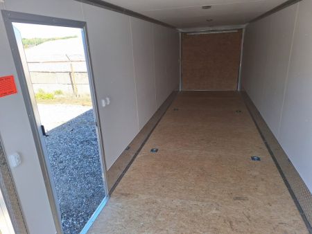 New 7x29 Stealth Trailers 4 place Snowmobile Trailer Aluminum PREMIUM