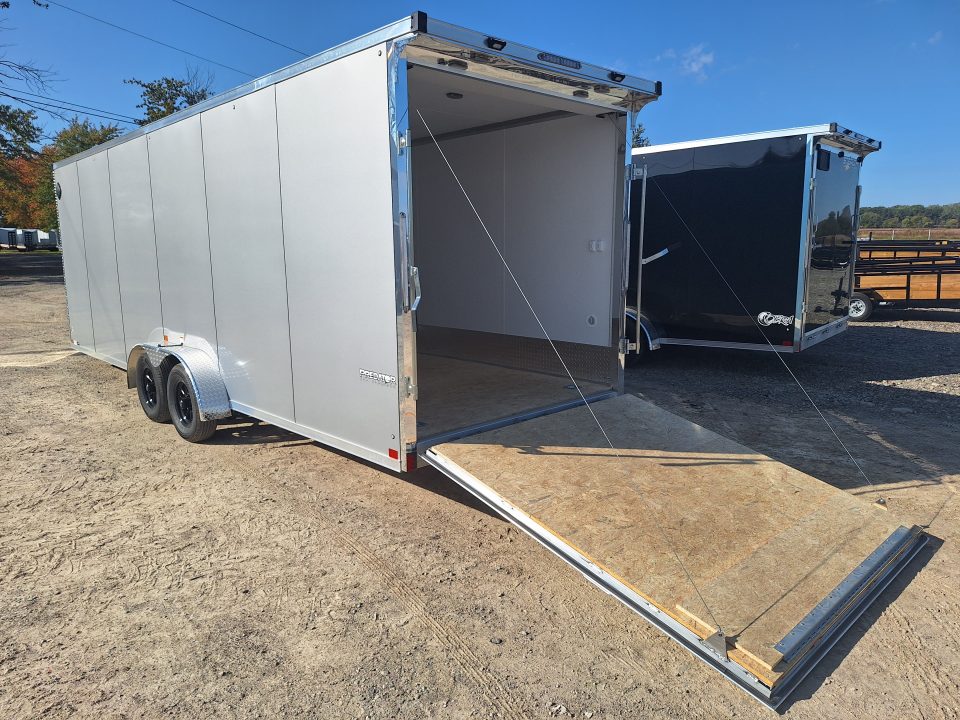 New 7x29 Stealth Trailers 4 place Snowmobile Trailer Aluminum PREMIUM