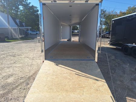 New 7x29 Stealth Trailers 4 place Snowmobile Trailer Aluminum PREMIUM