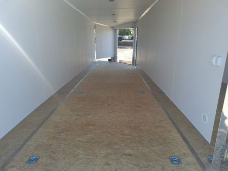 New 7x29 Stealth Trailers 4 place Snowmobile Trailer Aluminum PREMIUM