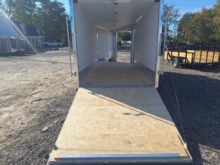 New 7X23 Stealth Trailers 3 place Snowmobile Trailer Aluminum PREMIUM