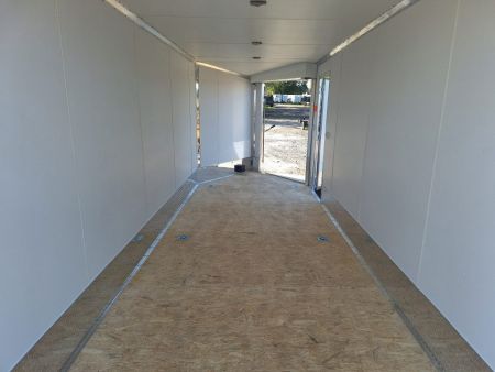New 7X23 Stealth Trailers 3 place Snowmobile Trailer Aluminum PREMIUM