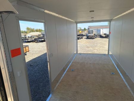 New 7X23 Stealth Trailers 3 place Snowmobile Trailer Aluminum PREMIUM