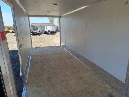 New 7X23 Stealth Trailers 3 place Snowmobile Trailer Aluminum PREMIUM