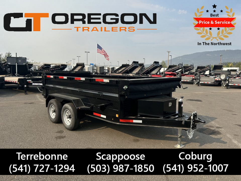 New 2027 Eagle Trailers 6x12 Raptor Low Pro Dump 10K GVWR