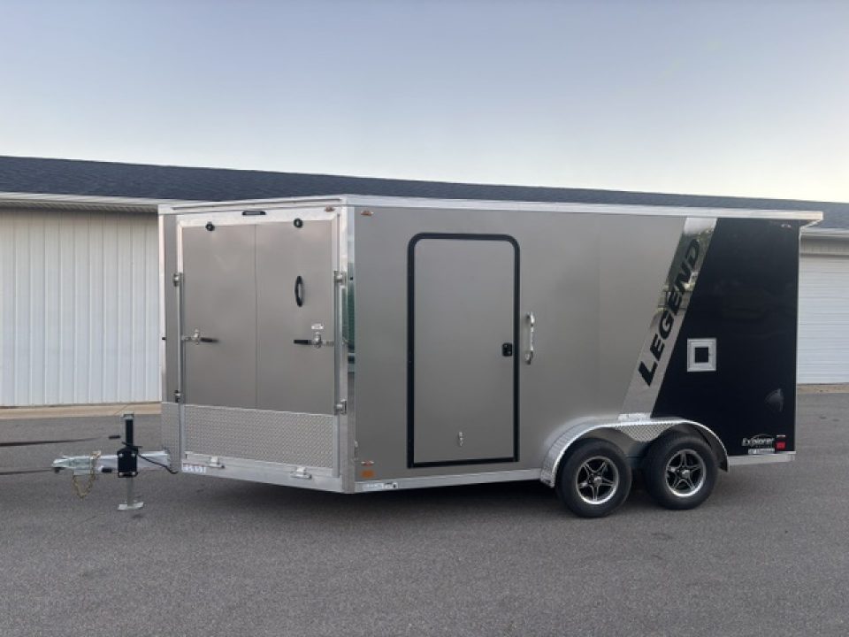 New 2027 Legend Trailers Explorer 7.5x19 Snowmobile/UTV Trailer