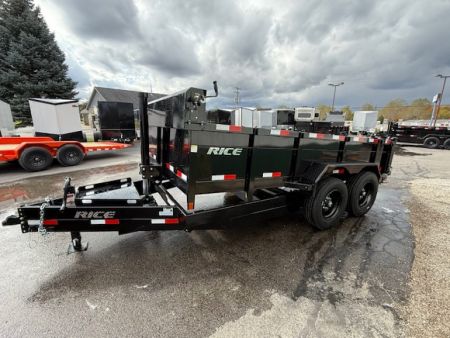 New 2026 Rice Trailers 7X14 Dump Trailer