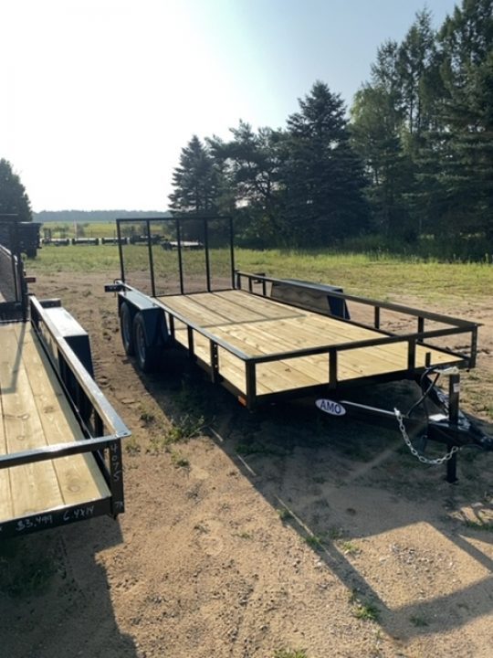 New 2027 AMO 6.4X16 2 BRK Landscape Trailer