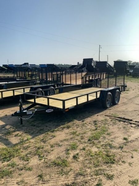 New 2027 AMO 6.4X16 2 BRK Landscape Trailer