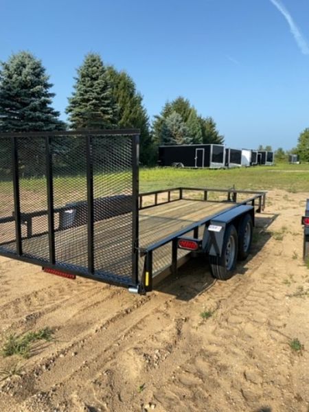 New 2027 AMO 6.4X16 2 BRK Landscape Trailer