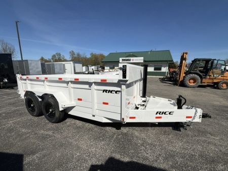 New 2026 Rice Trailers 7X14 Dump Trailer