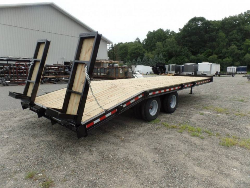 New 2027 Green 12 TON PAYLOAD DECK OVER EQUIPMENT TRAILER, In Stock #489004 Equipment Trailer