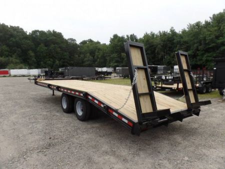 New 2027 Green 12 TON PAYLOAD DECK OVER EQUIPMENT TRAILER, In Stock #489004 Equipment Trailer