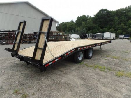 New 2027 Green 12 TON PAYLOAD DECK OVER EQUIPMENT TRAILER, In Stock #489004 Equipment Trailer
