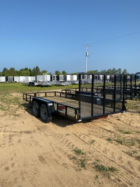 New 2027 AMO 6.4X16 2 BRK Landscape Trailer