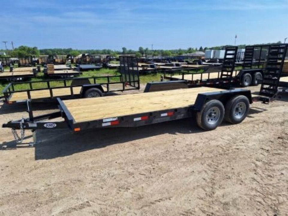 New 2027 AMO 82"X18' SKID 10K Equipment Trailer