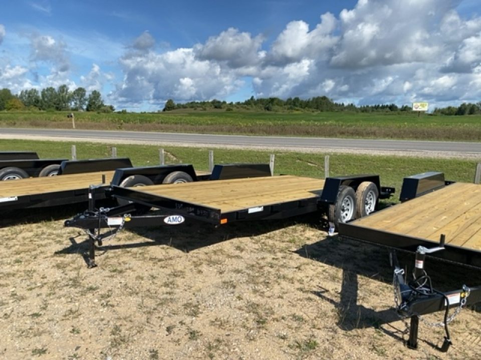 New 2027 AMO 83"X16' 1- BRAKE Car Hauler