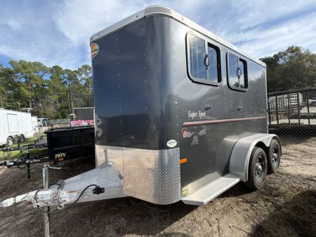 Used 2023 Sundowner 2 Horse Slant Load Trailer