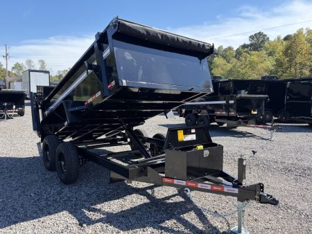 New 2027 U-Dump 6X12 With 31  Sides, Pro-Lite Low-Profile Dump Trailer, 10K GVWR, Tarp & Roller, Slide-Out Ramps