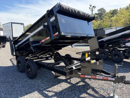 New 2027 U-Dump 6X12 With 31  Sides, Pro-Lite Low-Profile Dump Trailer, 10K GVWR, Tarp & Roller, Slide-Out Ramps