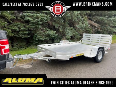 New 2027 Aluma 77x10 Trailer with Bi-Fold Ramp