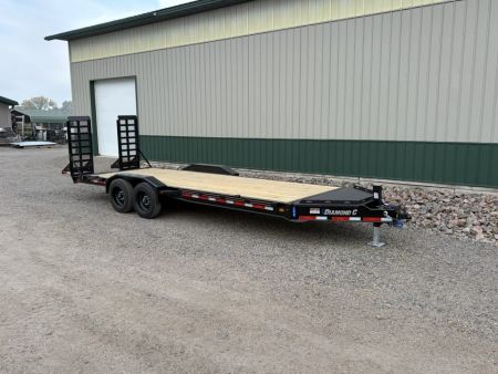 New 2027 22' Diamond C LPX208 - 18k Equipment Trailer - ABS Brakes