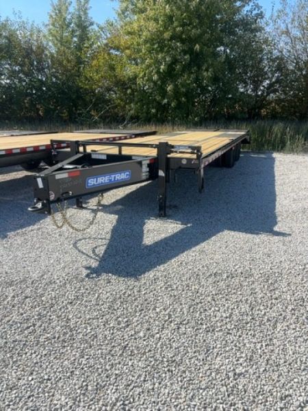 New 2027 Sure-Trac 8.5 x 30 (25+5) HD Low Profile 22.5K Deckover Trailer