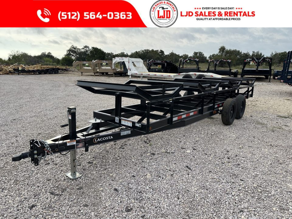 New 2027 Lacosta Trailers - 4 x 20' - 4 Bale - 7K GVWR